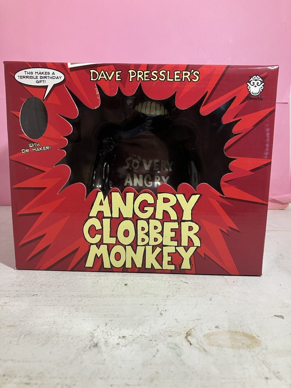 Munky King Angry Clobber Monkey Dave Pressler 2008 OPEN BOX
